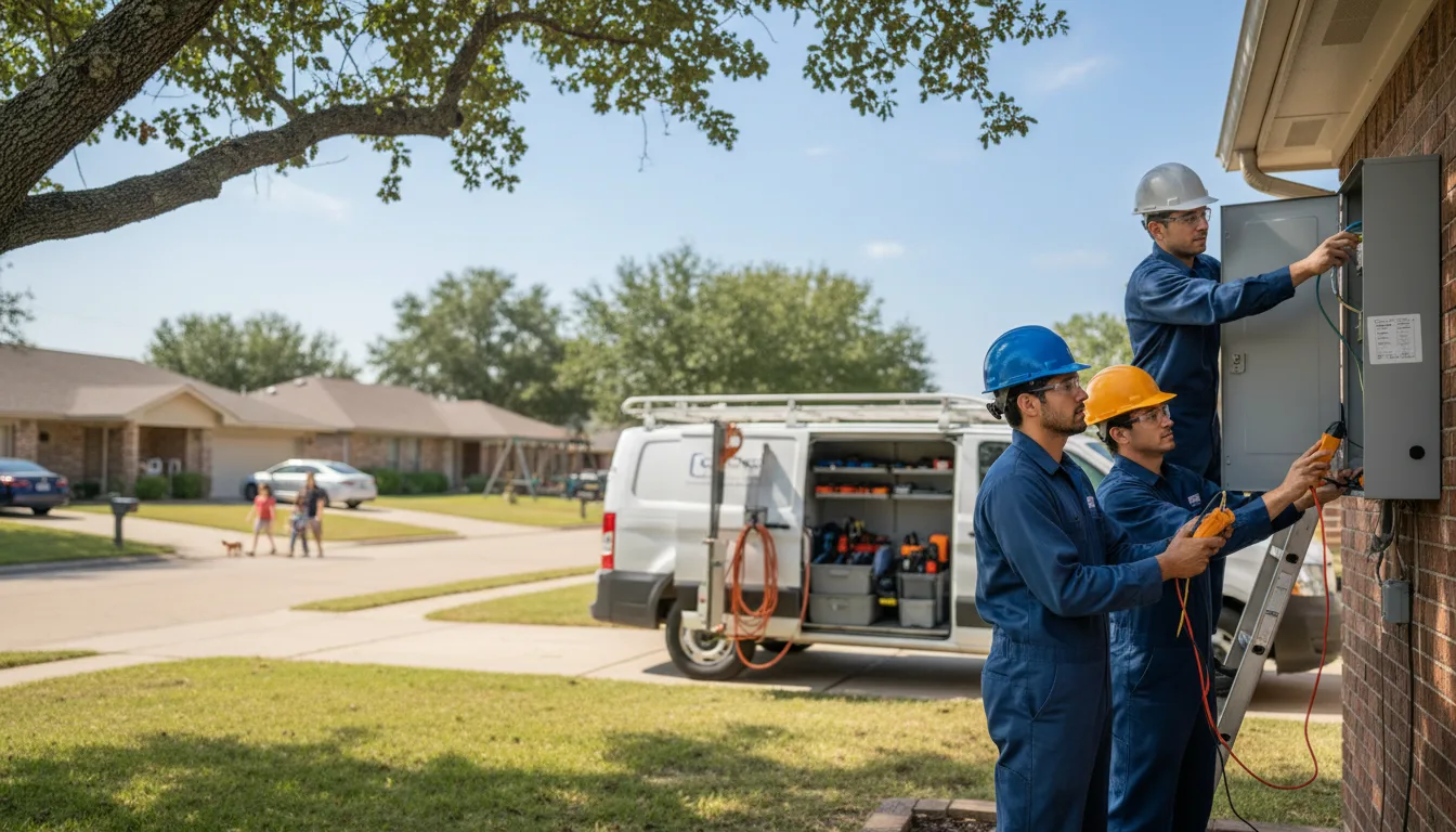 Certified electrician providing emergency electrical services in Land O Lakes, WI